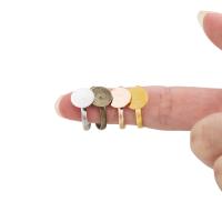 Anillos Blancos Metálicos Ajustables Para DIY 20-40Pcs/lot 7-10mm Suministros Para Fabricación De Joyas Accesorios De Encaje - details 6