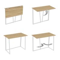 New Planet Home® Mesa Escritorio Lily 70x50x90cm / Will [Plegable] 80 x 45 x 75.5cm - Mesa de oficina en Madera Roble, Modelo Claro, Nórdico - New planet Home® OFFICE COLLECTION - details 2
