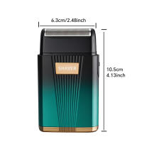 Afeitadora Eléctrica Para Hombres USB Recargable Peluca Portátil Afeitadora De Barba Profesional Con Cuchilla De Acero Inoxidable - details 1