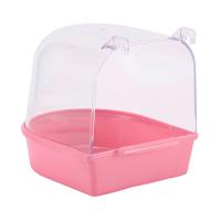 Baño De Pájaro Casa De Baño Para Periquitos Loros Cacatúas Accesorios De Jaula Para Pájaros Budgerigar Lovebirds Baño De Metal Para Pájaros Pequeños - details 6