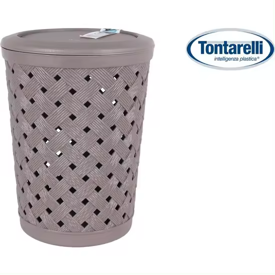Tontarelli Papelera Redonda 12L Arianna Talpa - Cubos de Basura y Reciclaje - 1