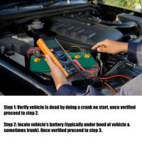Kit De Arranque De Saltar Para Herramientas Eléctricas Milwaukee M18 Cable De Poder 8AWG Igniter De Batería De Coche Emergencia Automotriz - details 4