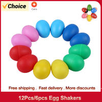 Juguetes Educativos Para Niños 12/6 Pcs Huevo De Pascua Con Instrumentos Musicales De Percusión Plásticos Para Aprendizaje Musical - details 0