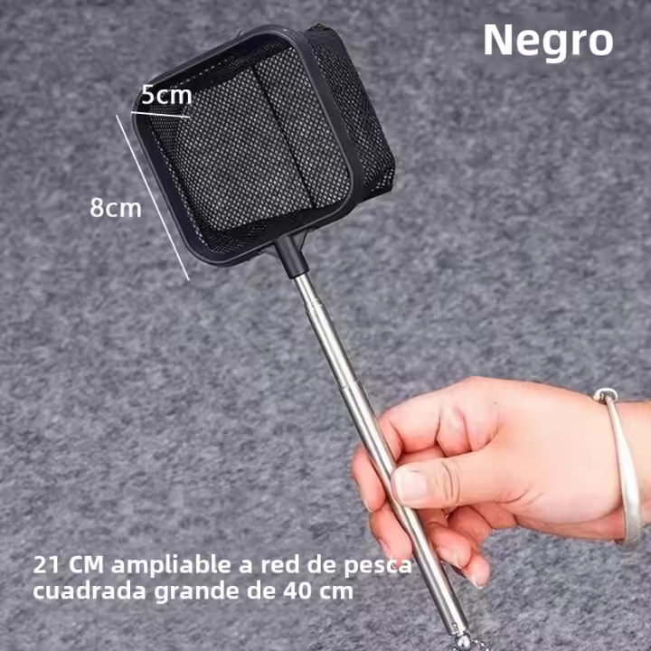Red De Pesca Para Acuario Herramientas De Limpieza Para Pequeños Peces Y Camarones Red De Acero Inoxidable Para Tanque De Acuario - 1