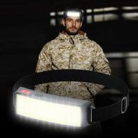 Linterna Frontal COB LED 3 Modos Recargable Por USB Lámpara De Cabeza Para Senderismo Y Acampar Impermeable Con Batería De Litio - details 0