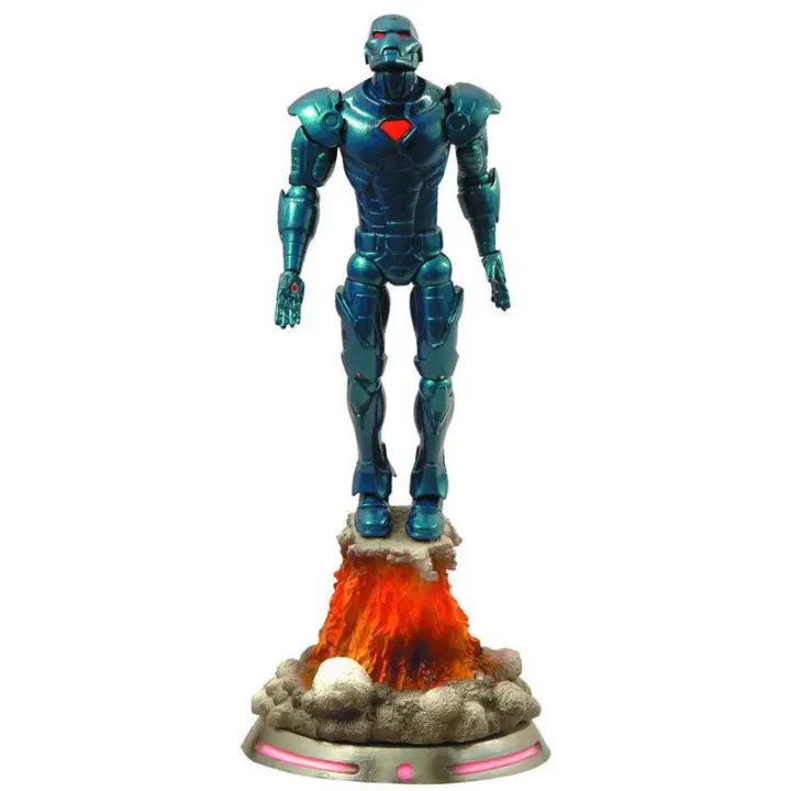 Figura Iron Man Marvel Select 18cmFigura  Coleccionable - Idea de Regalo- Mercancia Oficial - Juguetes para Niños y Adultos - Movies Fans - Muñeco para Coleccionistas y Exposición - 1