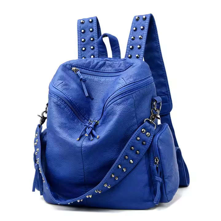 Mochipa de cuero para mujer de alta calidad, Moderna y lujosa, Bolso Escolar de gran capacidad, diseño versátil - 1