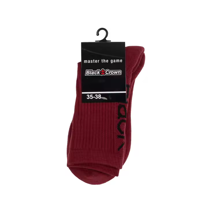 Black Crown - Calcetines Pro Altos - 70% Poliéster, 28% Algodón, 2% Elastano - 1