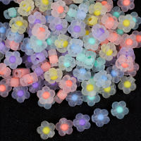 100pcs Bolas De Acrílico Amarillas De Girasol 12mm Mate Transparente Colores Mixtos Para Manualidades Pulseras Y Pendientes De Verano Joyería - details 6