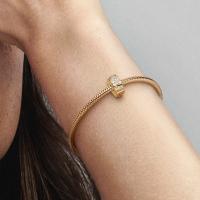 PANDORA Clip de fijación con diseño de galaxia brillante, accesorios de joyería, cuentas para hacer tú mismo, regalo de cumpleaños 520, clip de fijación con diseño de galaxia brillante, talla única - details 0