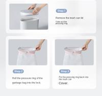 Bandeja De Basura Inteligente Automática 7L Impermeable Para Cocina Y Baño Con Sensor Electrónico Desechable Ecológico - details 14