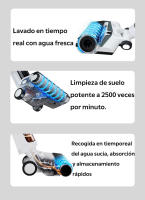 Aspiradora de Mano Comercial Vertical Húmeda y Seca SEATURTLEHOME - Mopa de Vapor y Aspiradora de Mano - details 8