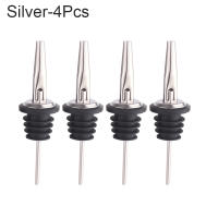 4Pcs Tapones De Vino De Acero Inoxidable Negro/Rosa Oro/Cobre Para Alcohol Accesorios De Barra Espigas De Carga - details 5