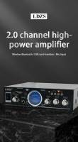 Amplificador De Sonido HiFi 200W + 200W Con Entrada Dual Para Microfono Para Karaoke Y Reproductor De Música Para Hogar Y Coche 220V/12V - details 0