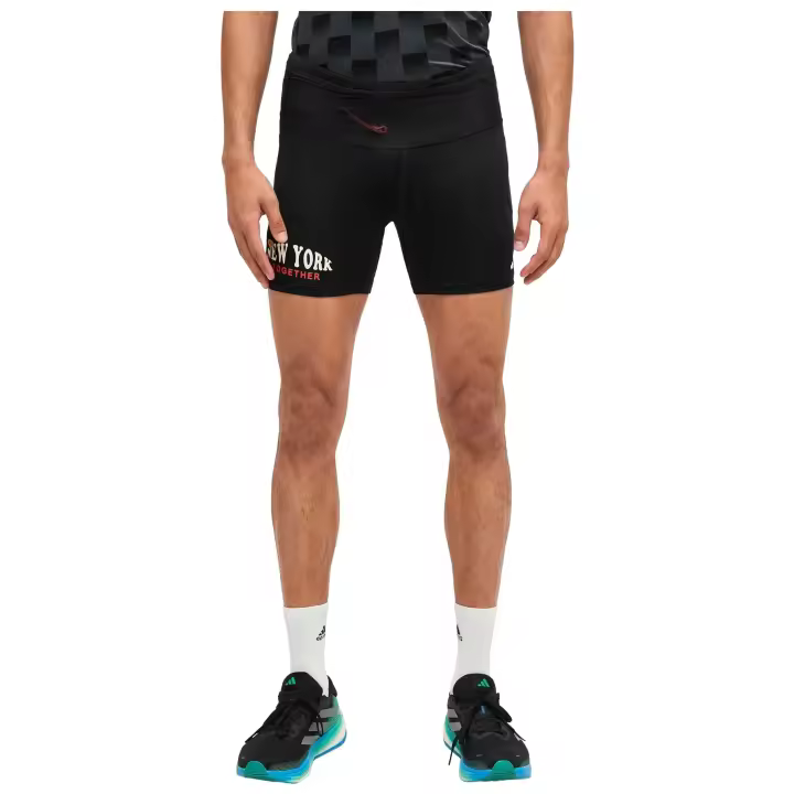 Malla Corta Adidas modelo Adizero NYC Running para Hombre en color Negro - 1