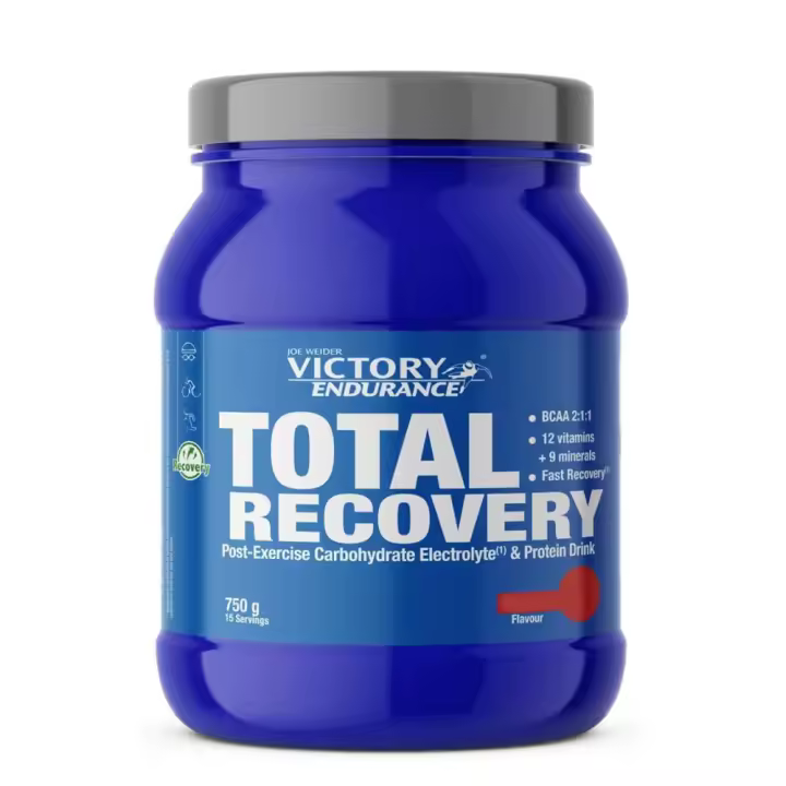 Victory Endurance Total Recovery - 750 gr - Recuperación Post-Entreno de Carbohidratos, Electrolitos y Proteínas. Con BCAA 2:1:1, Vitaminas y Minerales - 1