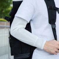 1Par De Mangas De Protección Solar Para Hombres Verano 2025 Algodón De Hielo Suave Absorbente Guantes De Hielo Para Ciclismo Running Conducción - details 5