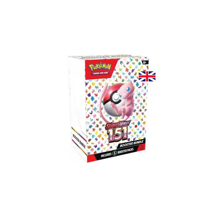 POKEMON JUEGO DE CARTAS COLECCIONABLES PACK 6 SOBRES BOOSTER BUNDLE SCARLET & VIOLET 151 VERSIÓN INGLESA Nintendo - 1