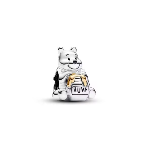 793029C01 - Charm Colgante en plata de ley y oro de segunda ley de 14k Winnie the Pooh 100 Aniversario de Disney con Diamante si Charm Colgante en plata de primera ley y oro de segunda ley de 14k Winnie the Pooh 100 An - 1