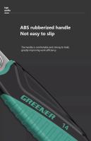 Llave De Abrazadera Ajustable GREENER Con Abertura Grande Herramientas Domésticas De Acero Cr-V Para Angulo Slidable 8-10-12-15 Pulgadas - details 9