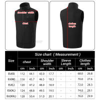 Chaleco Calentado Autòntodo Para Hombres Y Mujeres 9 Áreas USB Ropa Térmica Para Motocicleta Camping Ocio De Invierno Lavable - details 0