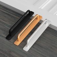 Manija De Puerta Sin Perforar De Aluminio Para Armario De Cocina Adhesiva Para Inodoro Y Ventanas Sliding Knobs Accesorios De Muebles Hardware - details 2