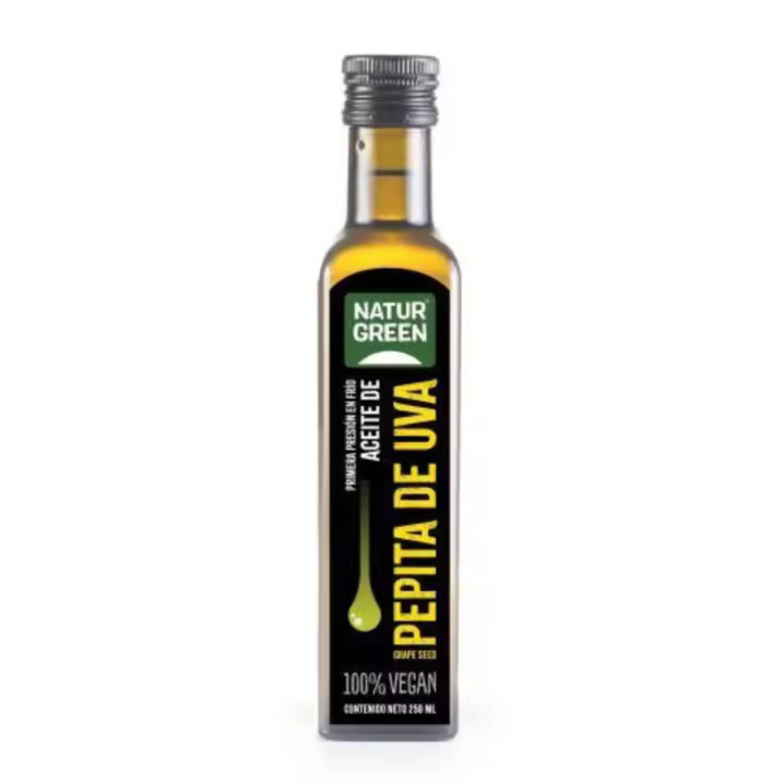 Aceite de Pepita de Uva | 250ml | Sin azucares añadidos | Naturgreen - 1