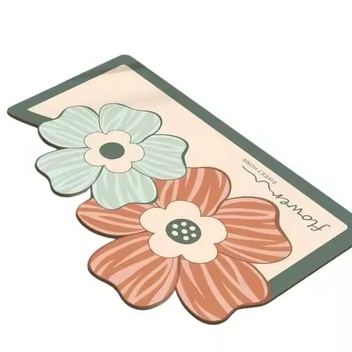 Alfombras de suelo de diatomeas para puerta de baño, antideslizante, absorbente, para puerta de entrada - 1