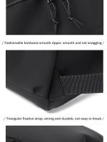Mochila impermeable de poliéster para hombre, morral sencillo de 15 pulgadas, de Color sólido, a la moda, para ordenador de estudiante y pareja - details 31