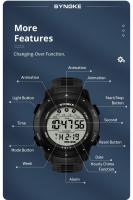 Reloj Digital Para Hombre SYNOKE Deportivo Impermeable 50M Con Función De Alarma Pantalla Grande Luz Trasera Resistente Al Choque - details 8