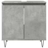 vidaXL Armario de baño madera de ingeniería gris hormigón 58x33x60 cm - details 2