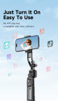 Bastón Selfie 360° Con Control Remoto Bluetooth Seguimiento Inteligente Anti Vibración Tripode Fotografía Automática Para Smartphones Y Cámara De Acción - details 4