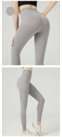 Leggings De Yoga Para Mujer Pantalones Deportivos Terciopelosos Sin Costuras Adecuados Para Gimnasio Y Fitness Pantalones De Ejercicio De Cintura Elástica Material Kam Ammonia - details 28