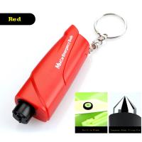 Mini Martillo De Seguridad Para Coche Rompe Ventanas Plegable Portátil Impermeable Con Llavero Herramienta De Emergencia Cortador De Cinturón De Seguridad - details 8