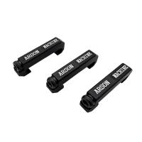 Clip De Cable Para Linterna Y Laser De Aluminio Táctico Switch De Presión Picatinny Guías De Cable Negro Accesorio De Luz Táctica - details 3