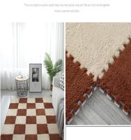 Alfombra De Juego Para Bebés De Peluche Suave Interlocking Para Invierno Alfombra De Esponja Para Habitación Y Sala De Estar De Niños Tamaño 30x30cm - details 25