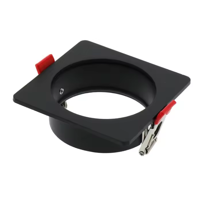 IluminaShop - Aro de Empotrar Negro Para 1 Modulo 10W Serie Cobfix - 1