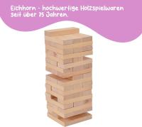 Juego de apilamiento, juego de habilidad para toda la Familia, Torre de equilibrium de Madera sin tratar, Apto a partir DE5 años - details 1