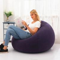 Sofá Inflable Grande Para Descanso En Exterior Y Sala De Estar Asiento De Lujo PVC Polipropileno Silla Colchón Para Camping - details 6