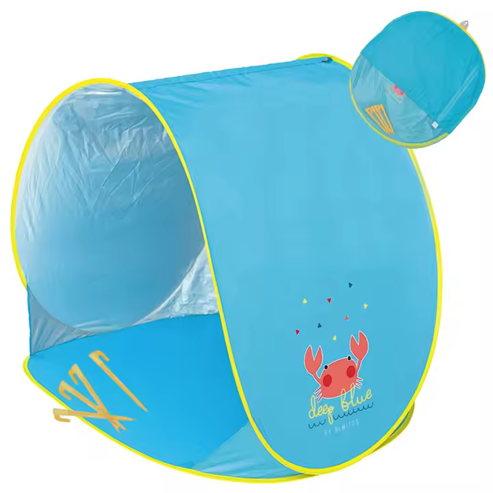Olmitos - Tienda Pop UP de bebé para Playa y jardín– Manta/Parasol Protector de Sol y Viento – Plegable Compacto Muy Ligero - 1