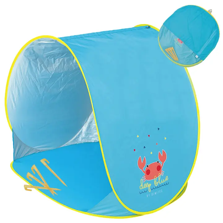 Olmitos - Tienda Pop UP de bebé para Playa y jardín– Manta/Parasol Protector de Sol y Viento – Plegable Compacto Muy Ligero - 1