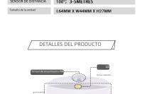 Lámpara Nocturna Inteligente LED Para Armario Con Sensor De Movimiento PIR Luz De Bajo Gabinete Para Cocina Dormitorio Y Escaleras - details 8