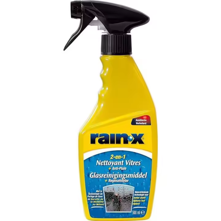 Krafft Rainx 2-en-1 Limpia Cristales + Repelente de Lluvia 500ml - 1