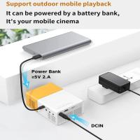 YG300 Proyector Portátil HD 1080P 800 Lumen Enfoque Manual WiFi Bluetooth Cine En Casa Exterior Video LED Proyector - details 5