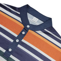 Camiseta de manga larga Henry holgada informal con cuello redondo y rayas coloridas para hombre, estilo americano, otoño e invierno, nueva - details 9