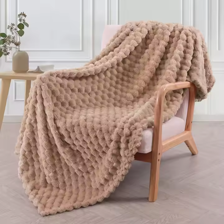 Manta Sofá, Manta Sedalina, Franela Suave, Ligera y Fácil Cuidado, Todas Estaciones, Jacquard, para Sofá Cálido. - 1