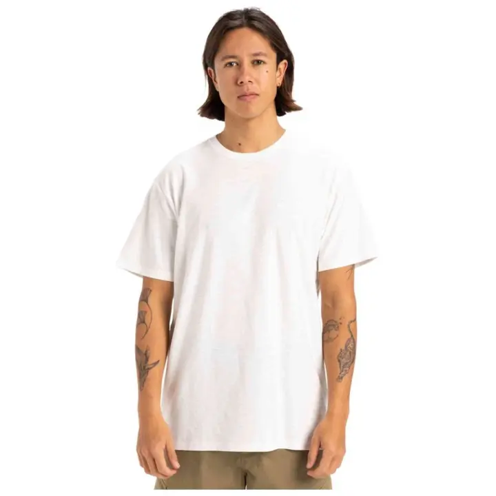 Camiseta de Manga Corta Quiksilver Slub Roundneck para hombre en color beige - 1