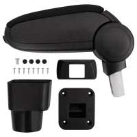 vidaXL Reposabrazos para coche ABS negro Adecuado para Lada largus (2012-2018),  Hyundai accent (2006-2009),  Citroen c-quatre (2009)/citroen c4 y mas - details 2