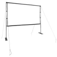 vidaXL Pantalla de proyección con soportes en dimensiones 108'' (16:9)/90'' (16:9)/89'' (1:1) y más | práctico organizador multiusos diseño compacto funcional - details 7