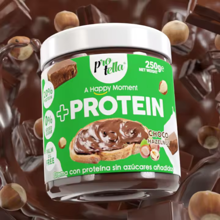 Protella Crema con proteína sin azúcares añadidos - 250g  Fit Food│Fácil de untar│Saludable│Sin aceite palma - 1